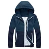 Jacket Men Causal Hooded Thin Windbreaker Zipper Outdoors Coats Outwear New Stylish Fashion High Quality veste homme