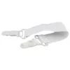 Einbauten Bettlaken Matratze Grippers Hosenträger elastischer Strumpfband Befestigungshalter Clips Straps Gummi -Knopf -Haken White220z8303445