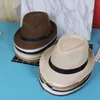 Vogue Men Donne Cappelli di paglia Soft Fedora Panama Cappelli Outdoor Sarty Brim Caps Colori Scegli ZDS * 10