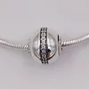 Estabilidad - Clear Cubic ZirconiaAuthentic 925 Sterling Silver Beads Charms Se adapta al estilo Pandora europeo Pulseras de joyería Collar Andy Jewel 796018C