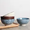 Japanse keramische kommen vintage dinware voor voeten voor rijstsoep noedel Home Restaurant Hotel Sushi Bar servies