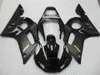 Free 7 gifts fairings for Yamaha YZF R6 98 99 00 01 02 black motorcycle fairing kit YZFR6 1998-2002 OT30