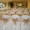 Tulle Chair Sashes for Weddings Party Prom Quinceanera Event 2017 Custom Colors 30 * 275cm Bröllop Tillbehör Bow