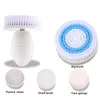 Electric Facial Brush Cleanser Massager Scrubber Face Cleaning Brushes Spa Face Skin Care Device Kits with box package by DHL