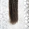 Brazilian virgin hair 100s afro kinky curly micro loop human hair extensions Natural Color 100g curly micro bead hair extensions