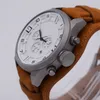 Hurtownia Reloj De Lujo Męskie Chronograf Kwarcowy Wielofunkcyjny Zegarek Sporty Sześć Pin Kalendarz Klamra Pasek Wypoczynek Zegarki Bezpłatna dostawa