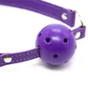 Set di schiavitù 7 kit per i giochi di sesso preliminari Purple Pelliccia di pelliccia di pelliccia bendata manette per manette caviglia colletto in pelle gag gag corda bd9555921