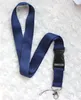 Free shipping 30pcs mix colour Solid Blank neck lanyard phone key chain for collection ID holders