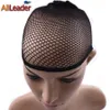 Mesh cap wig caps Wigs hairnet dome lace For Weaving Black braided Nets women Snood Breathable Nylon Hairnets Materials Making Streching Elastics Liner