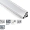 10 X 2M sets/lot L shape aluminium led profile 30 degree corner led aluminum profile for kitchen led light