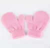 Winter new baby full finger gloves 5 kinds of color glove knitting warm soft gloves for boys and girls children Winte gloves wholesale