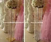 4 opções) peças centrais de suporte de flor de cristal para decoração de casamento