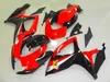 Iniezione Carena Carrozzeria per 2006 2007 SUZUKI GSXR600 750 GSXR 600 GSXR750 K6 06 07 GSXR 600 Kit carene rosse nere MN01