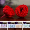 8st 4-5cm Konserverad blomma Austin Rose Bud Head for Wedding Party Holiday Födelsedag Velentins dag Present