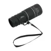 Freeshipping New Black 16 x 52 HD Focus Monocular Telescope Low Light Night Vision Sports Hunting Camping Kit