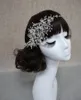 Gałązki honezy ślubne akcesoria do włosów z przezroczystymi kryształami kobiet biżuteria do włosów