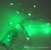 2 M 20 LEDs led string CR2032 Batterij 1 meter 3 M 4 M 5 M 6 M 10 M Operated Micro Mini Licht Zilver Draad Starry Voor Kerst Halloween Decoratie