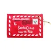 المغلف الأحمر بطاقات المعايدة متعددة الوظائف لبطاقات عيد الميلاد كاندي حقيبة أطفال سانتا كلوز هدية ZA4937