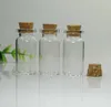 500pcs 8 ml petites bouteilles en verre mignonnes flacons avec bouchon en liège mini bouteille en verre pour pendentifs
