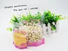 22 * 30 + 5 cm Borsa trasparente rosa Borsa per imballaggio alimentare Sacchetti di plastica per alimenti Sacchetto autosigillante Riutilizzabile Spot 100 / confezione