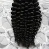 Naturlig färg mongolisk lös lockigt hår 100 g mänsklig flätning hår bulk 1 st afro kinky bulk mänskligt hår2756233