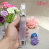 15ml 20ml 30ml High-grade Silver Airless Bottles Vacuum Frosted Lotion Container Plastic Empty Refillable Bottle F2017659