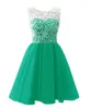 2021 Off The Shoulder Lace Short Prom Homecoming Jurk Applicaties Graduation Town Cocktail Party Gown BM82