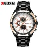 Curren Horloges Heren Quartz Horloges Top Merk Luxe Mannen Militaire Polshorloges Stainless Steel Sports Horloge Waterdichte Quartz Horloge door DHL