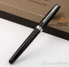Wholesale- 1pc lot Color Options Pen Luxury Silver Gold Clip Matte Black Pens School Office Supplies Free Shipping