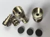 Il più recente chiodo in titanio 6 in 1 con Moonrock all'interno 10mm 14mm 19mm Lunghezza senza cupola per bong in vetro Tubo di vetro Cera secca Vaporizzatore a base di erbe