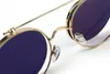 Steampunk2016 Новые винтажные круглые солнцезащитные очки GDragon для женщин и мужчин в стиле ретро в стиле стимпанк, зеркальные очки, модные оттенки S8615214918