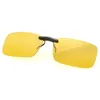 Wholesale-New Hot Man Women Polarized Day Night Vision Clip-on Lens Driving Glasses Sunglasses W1