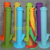 Conduites d'eau en silicone bongs bongs en silicone bong bong coloré sept couleurs pour le choix conduite d'eau conduites d'eau en silicone Livraison gratuite