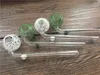 Wholesale Heady Thick Pyrex Glass Tobacco hand Pipes for Smoking Crystal Snow Style Collection glass smoking oil Burners pipes