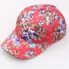 2017新しいファッション女性の女の子の花の印刷ビザールの帽子野球キャップスナップバックヒップホップ帽子