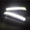 2PCSSET DRL DAYTIME RUNNING LIGHTS FÖR SUBARU FORESTER 2013 2014 Dimning Style Relay 9 Chips Car LED Light1319666