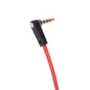 3.5 ملليمتر استبدال الكابلات الحمراء لاستوديو heaphones مع تحكم نقاش و mic تمديد الحبل الصوت auxilary ذكر لذكر ل solo mixr 100 قطع