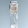 40 ml Seção Transparente Garrafa De Pó Emulsão Frasco De Embalagem De Plástico Garrafa De Embalagem de transporte rápido F20172093