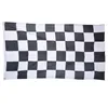 Drapeau de course de voiture, bannière à carreaux noir et blanc, drapeaux à carreaux pour sport automobile, décoration de maison, 90150cm, 35 pieds, 9782493