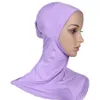 All'ingrosso-2016 Hijab Copricapo Full Cover Underscarf Ninja Inner Neck Chest Plain Hat Cap Scarf Bonnet