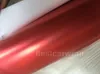 2017 Satin Chrome Red Vinyl Car Wrap Film with air bubble Free For Luxury Vehicle / truck Graphics Covering foil size 1.52x20m/Roll