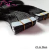 Haute Qualité Hot Selling Brésilien Vierge Cheveux Vague Vague PU Skin Tape Tape Human Hair Extensions 18''20''22'24''Inch Ali Magic Wholesale