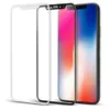 Full Curved Tempered Glass for iPhone 12 11 Pro max XS MAX Screen Protector Film Carbon Fiber Soft Edge with package