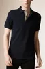 2017 Mens Casual T-Shirt Brit Style 100% Coton Polo Tee Shirts Printemps Automne Garçons Loisirs Sport Chemises D'été British Solid T Shirt Tees