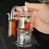 Collegare il vaso silenzioso in vetro con anima in sabbia Bong in vetro all'ingrosso Bruciatore a nafta Tubi per l'acqua in vetro Accessori per tubi di fumo