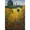 Gustav Klimt Reproduction Garden Paintings Oil on Canvas Field of Poppies High Quality Handmade for Bedroom Wall Decor