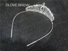 Vintage Crystal Crown Tiara med kamhögkvalitativ brudtillbehör för bröllop quinceanera tiaras kronor tävling rhineston1520119