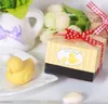 Свадебные преимущества Желтые утка Мыло вкусовая желтая бумага подарочная коробка Упаковка детские душевые подарки