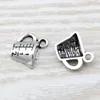 MIC 200st Ancient Silver Zink Eloy Measuring Cup Charm Pendants 14x 13 5mm DIY Jewelry A-105281R