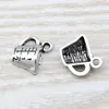 MIC 200PCS Ancient Silver Zinc Alloy Mätkopp Charm Pendants 14x 13.5mm DIY Smycken A-105